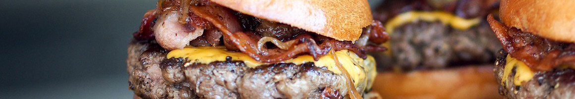 Eating Burger at Griff's Hamburgers restaurant in Garland, TX.
